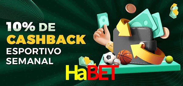 10% de bônus de cashback na Habet