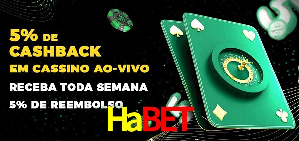 Promoções do cassino ao Vivo Habet